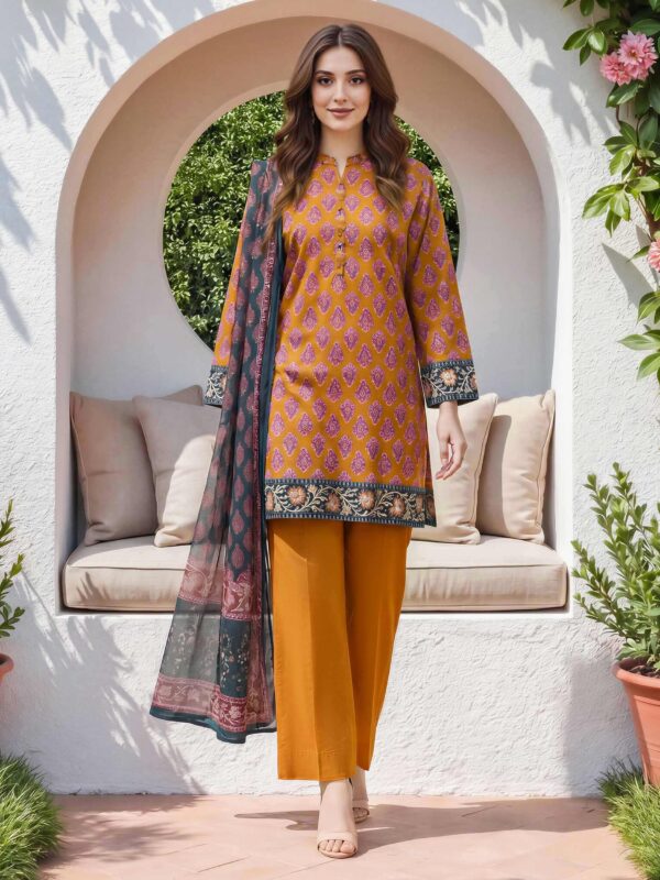 Limelight 3 Piece Lawn Suit– U4925SU-3PC-425-3PieceLawnSuit Unstitched