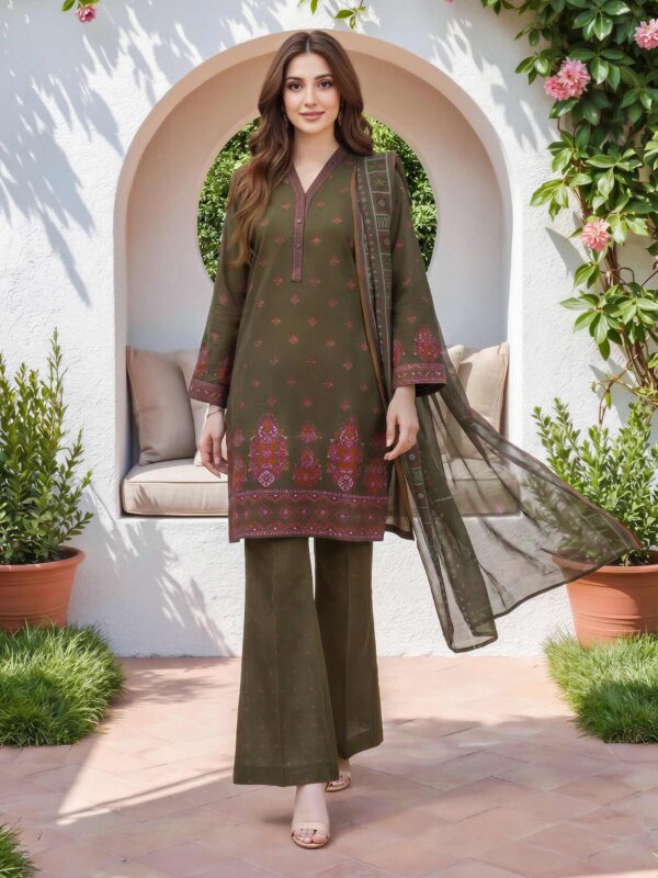 Limelight 3 Piece Lawn Suit– U4980SU-3PC-227-3PieceLawnSuit Unstitched 4