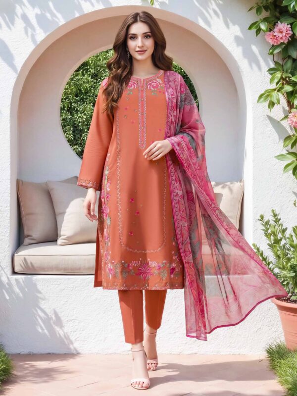 Limelight 3 Piece Lawn Suit- Embroidered– U5095SU-3PC-419-3PieceLawnSuit-Embroidered