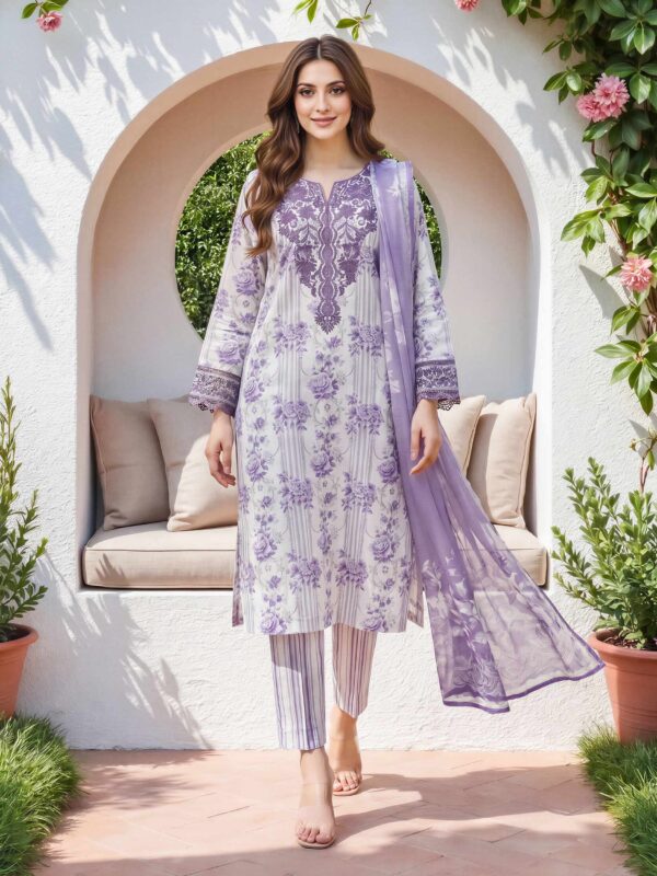 Limelight 3 Piece Lawn Suit- Embroidered– U5116SU-3PC-633-3PieceLawnSuit-Embroidered