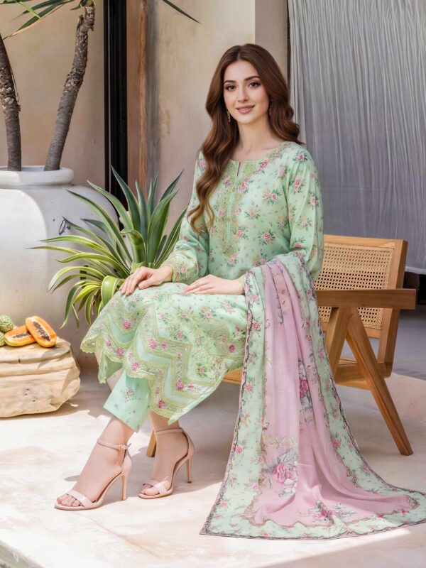 Limelight 3 Piece Lawn Suit- Embroidered– U5170SU-3PC-329-3PieceLawnSuit-Embroidered