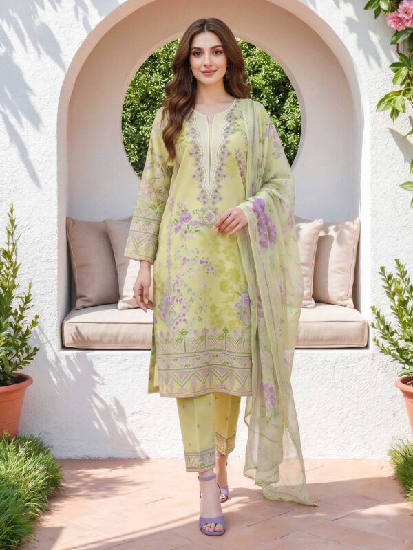Limelight 3 Piece Lawn Suit- Embroidered– U5200SU-3PC-360-3PieceLawnSuit-Embroidered