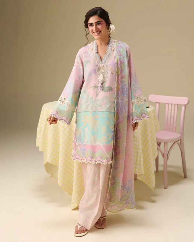 Mushq Soleil Prints Lawn 2026 || Honey Petal