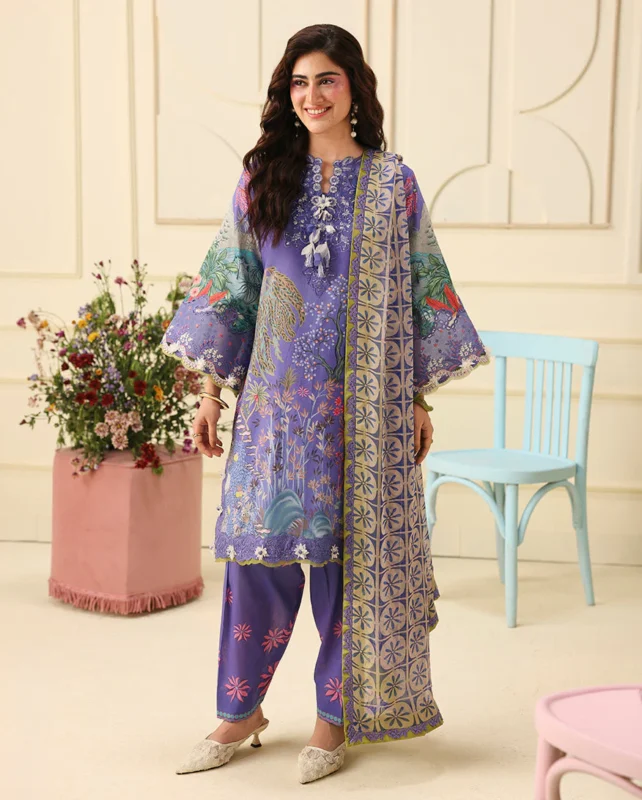 Mushq Soleil Prints Lawn 2026 || Camellia Kiss