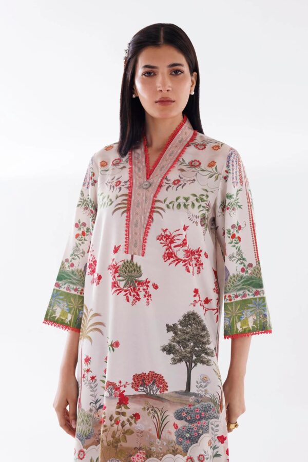 Sana Safinaz Limited Edition ’26 – Stitched Printed Viscose Shirt + Culotte| SS26BSP119P2T– Sana Safinaz Limited Edition '26 – Stitched Printed Viscose Shirt + Culotte| SS26BSP119P2T–