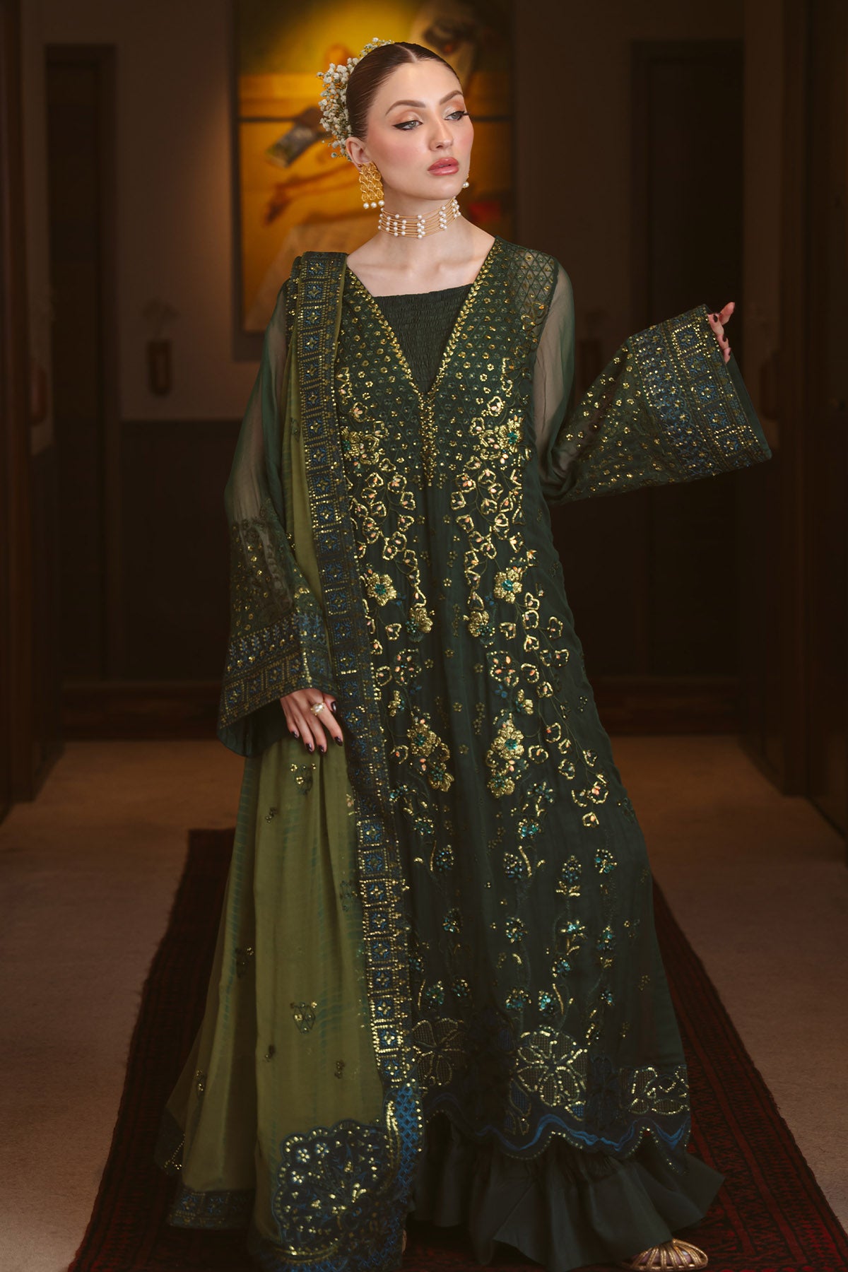 Nureh nel-93a - pakistani suit - image 4 Nureh NEL-93A