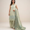 Sapphire Women's Unstitched Lawn Embroidered Light Green 3 Piece Suit – 2TEDYS26V655 - Pakistani Suit - image 2
