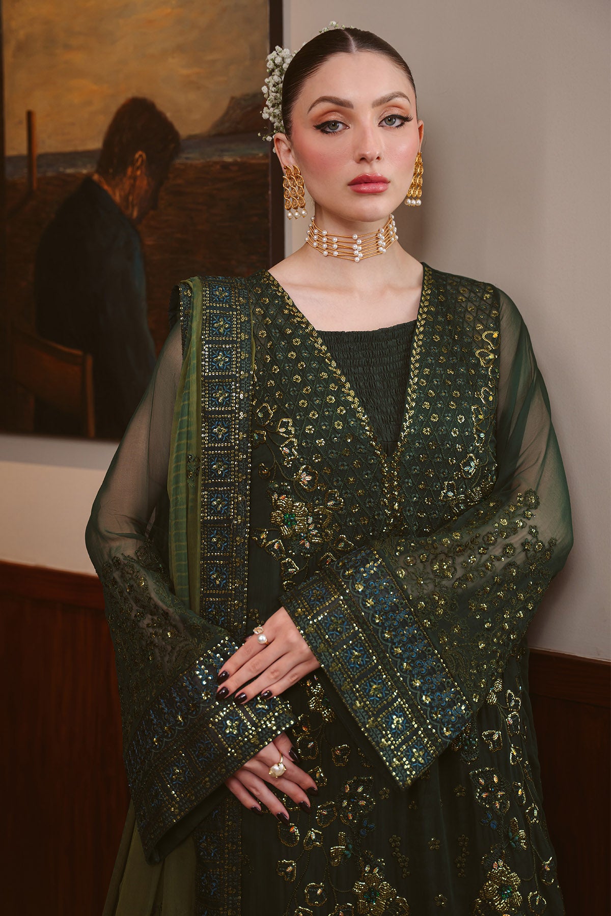 Nureh nel-93a - pakistani suit - image 7 Nureh NEL-93A - Image 4