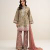 Sapphire women's unstitched lawn embroidered brown 3 piece suit – 3pesgs26v640 Sapphire Women's Unstitched Lawn Embroidered Brown 3 Piece Suit – 3PESGS26V640