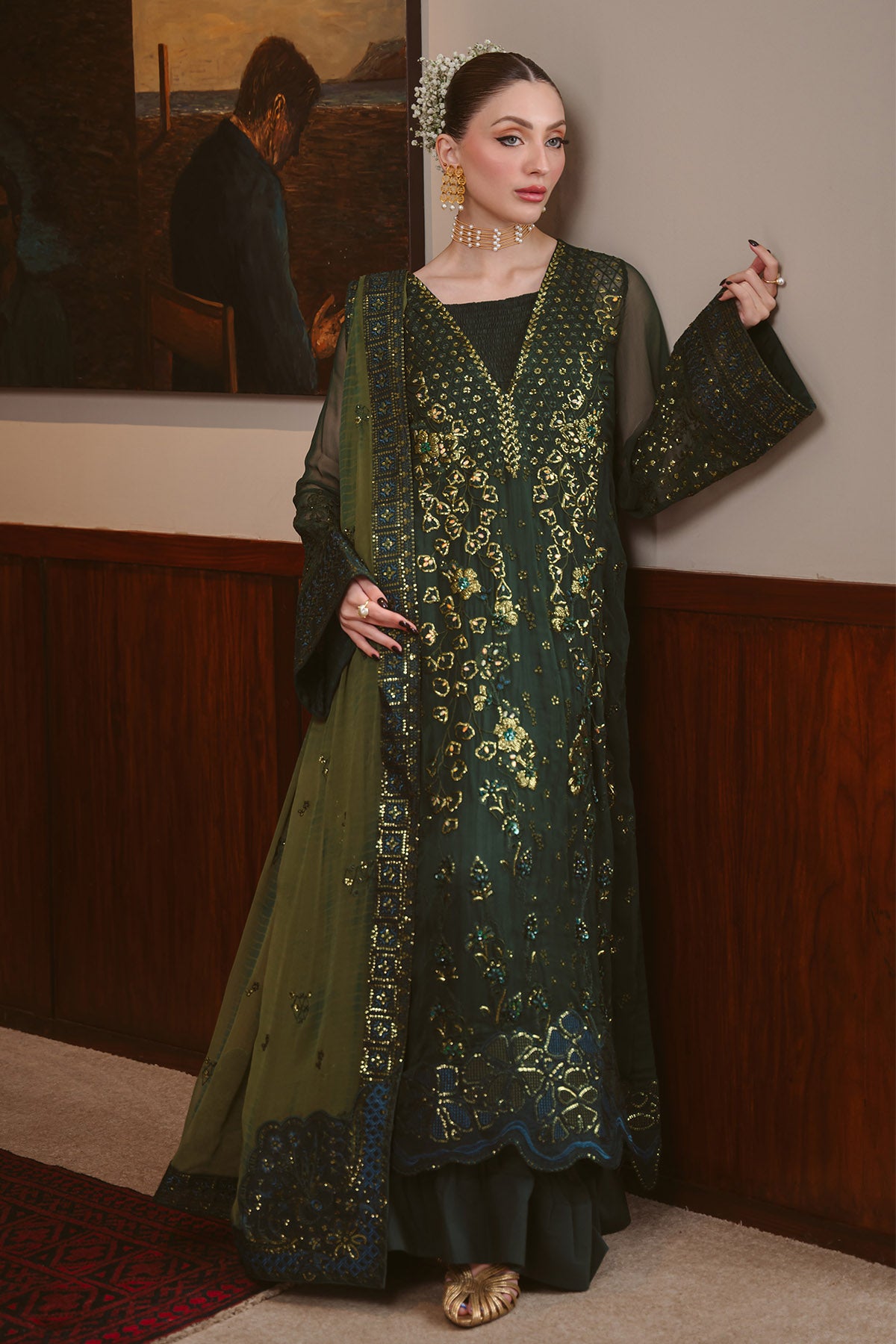 Nureh nel-93a - pakistani suit - image 5 Nureh NEL-93A - Image 2