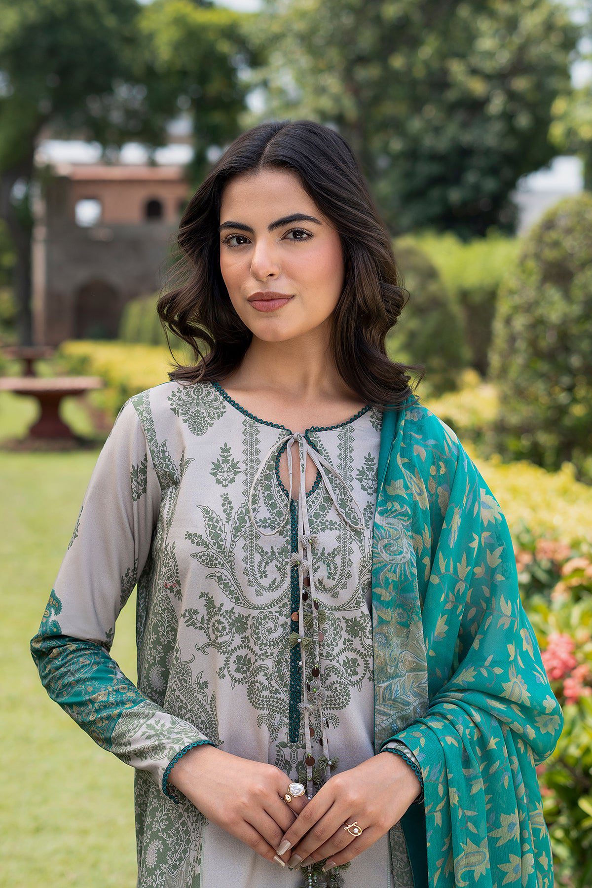 Charizma 3-pc unstitched printed lawn c-print vol 4 cp6-36– alternate view Charizma 3-PC Unstitched Printed Lawn C-Print Vol 4 CP6-36– alternate view
