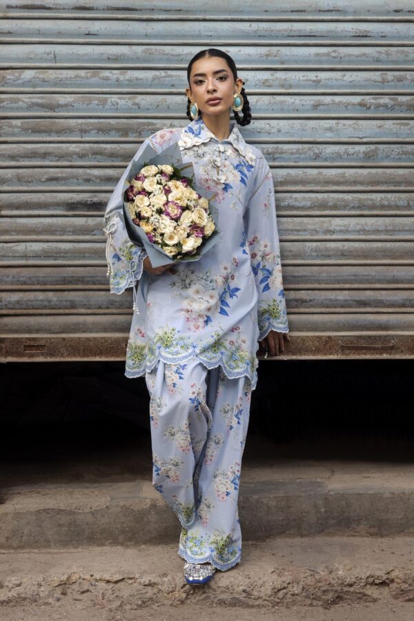 Sana Safinaz Unstitched Printed 2 Piece Lawn Suit– H264-001A-2C