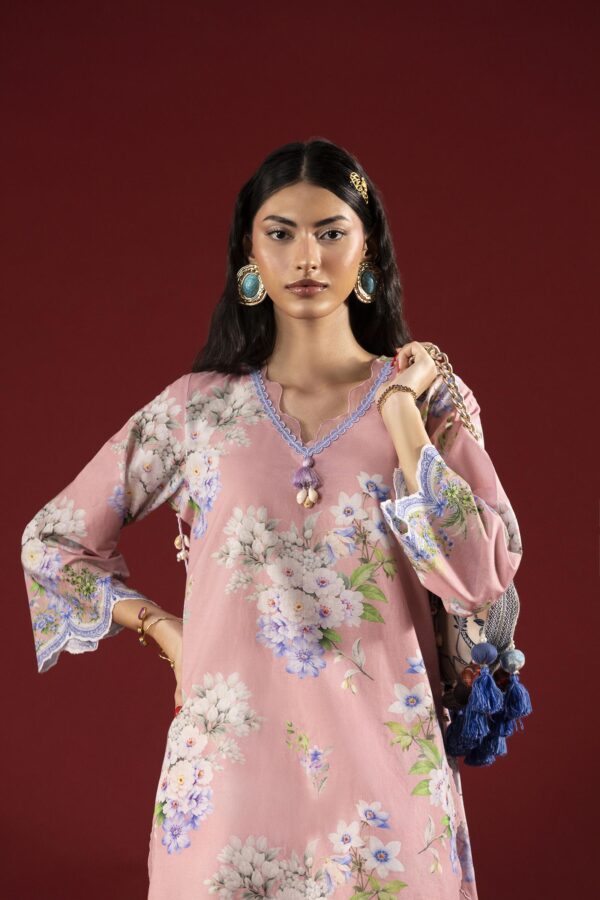 Sana Safinaz Unstitched Printed 2 Piece Lawn Suit– H264-001B-2C 1