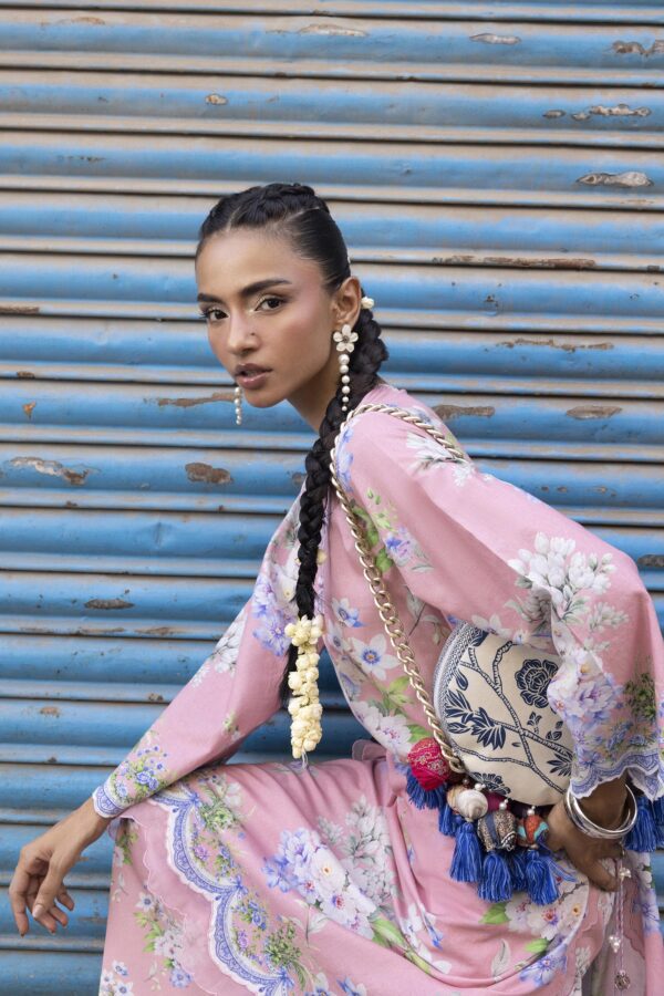 Sana Safinaz Unstitched Printed 2 Piece Lawn Suit– H264-001B-2C 8