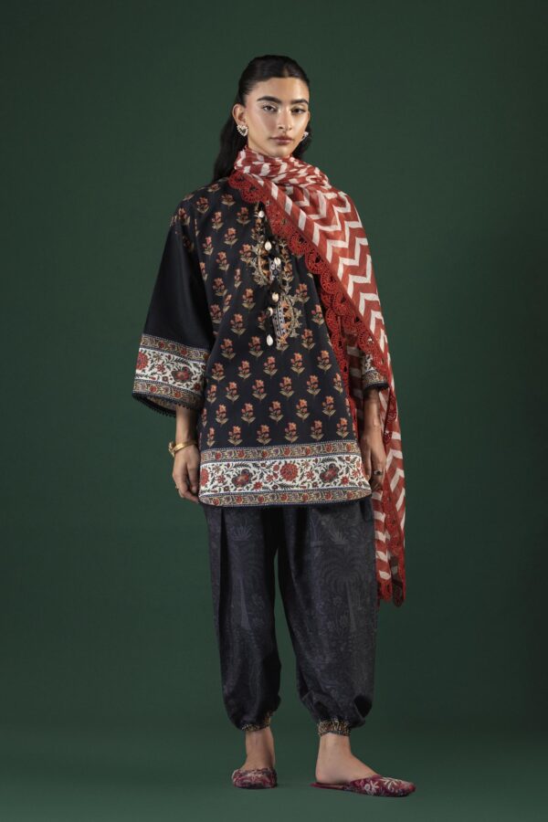 Sana Safinaz Unstitched Printed 3 Piece Lawn Suit– H264-002A-3CG