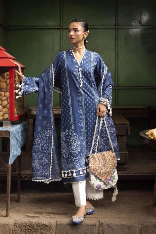 Sana Safinaz Unstitched Printed 2 Piece Lawn Suit
