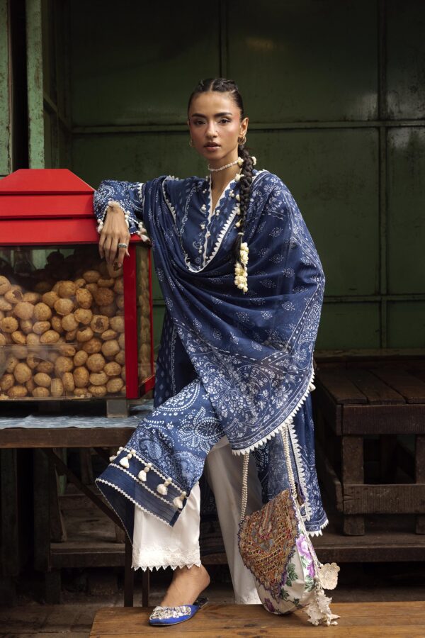 Sana Safinaz Unstitched Printed 2 Piece Lawn Suit– H264-004A-2G 7