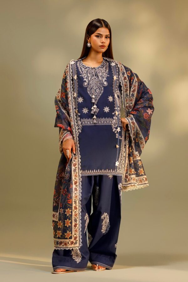 Sana Safinaz Unstitched Embroidered 3 Piece Muzlin Suit Sana Safinaz Unstitched Embroidered 3 Piece Muzlin Suit
