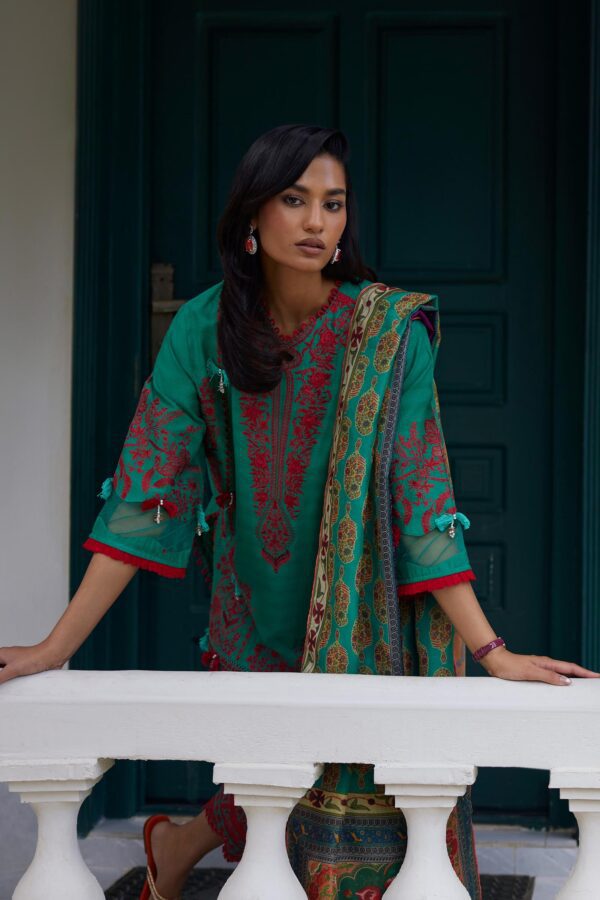 Sana Safinaz Unstitched Embroidered 3 Piece Muzlin Suit– M262-002A-DC 10 Sana Safinaz Unstitched Embroidered 3 Piece Muzlin Suit– M262-002A-DC 10