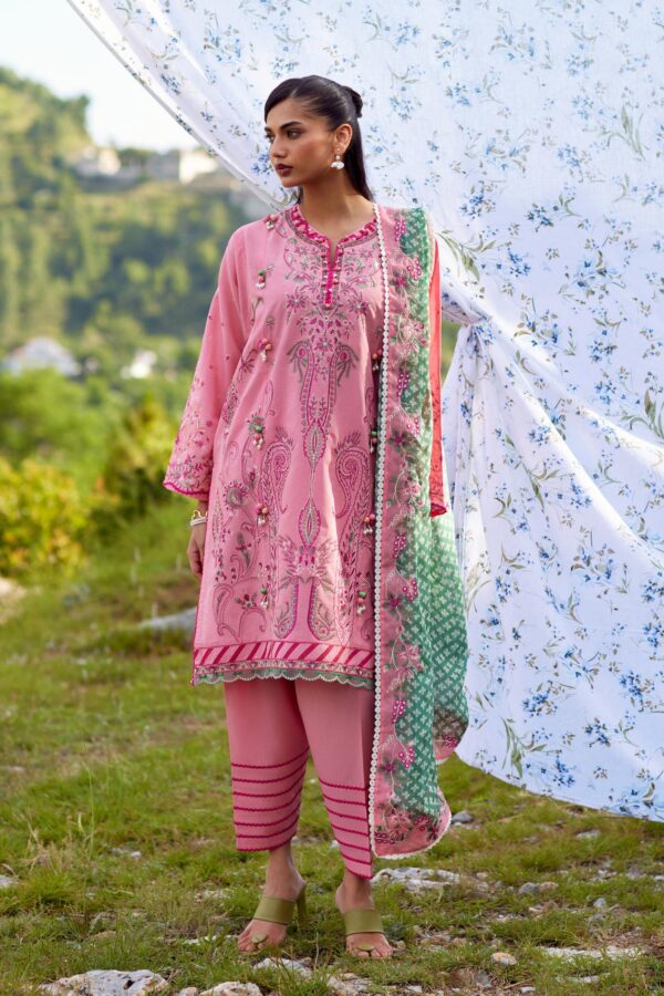 Sana Safinaz Unstitched Embroidered 3 Piece Muzlin Suit Sana Safinaz Unstitched Embroidered 3 Piece Muzlin Suit