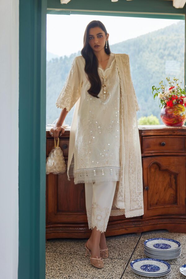 Sana Safinaz Unstitched Embroidered 3 Piece Muzlin Suit
