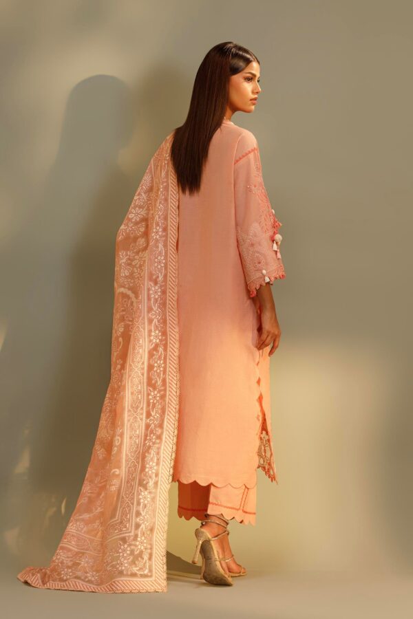 Alternative view of Sana Safinaz Unstitched Embroidered 3 Piece Muzlin Suit