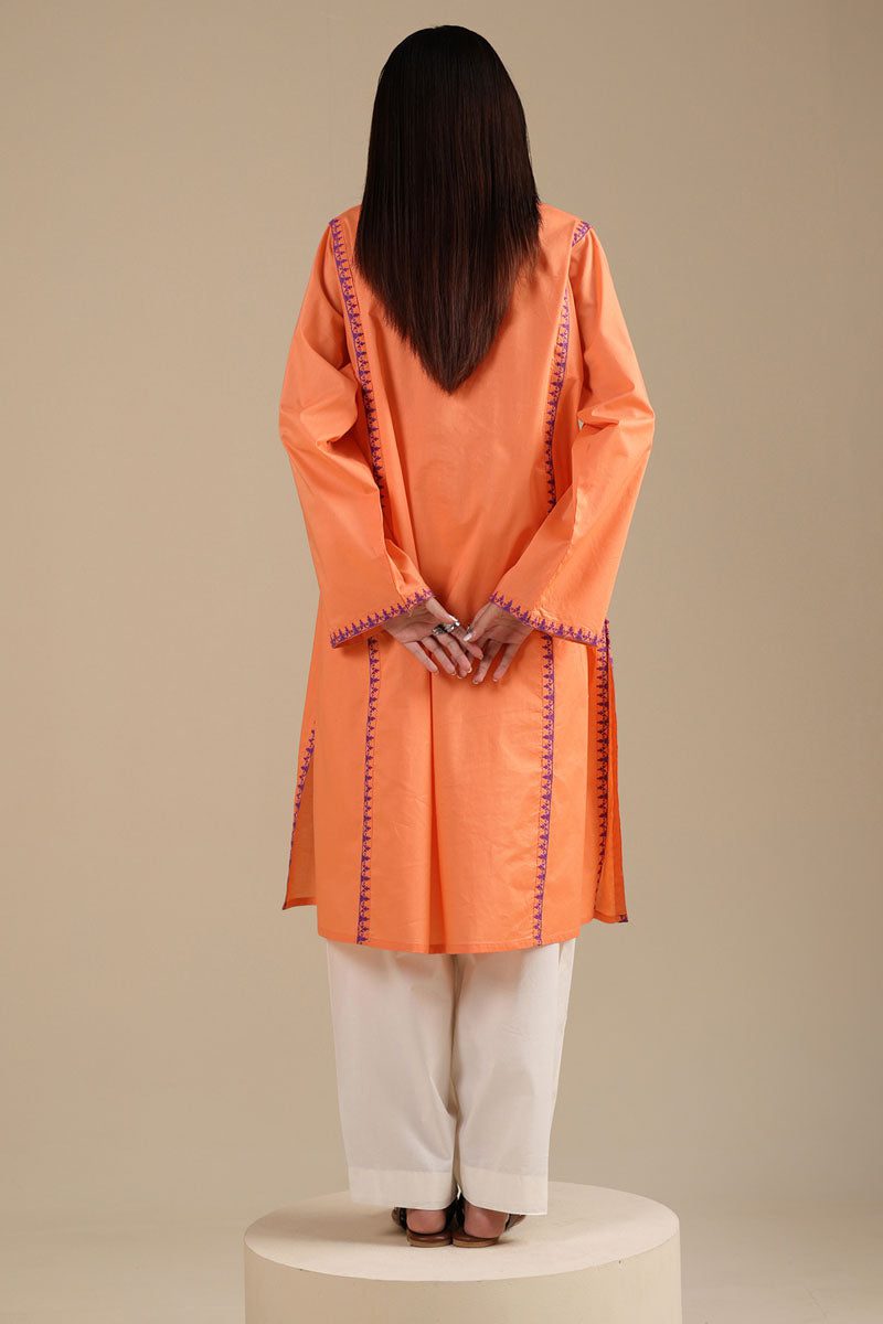 Generation ivory whisper kurti– s26b4207 burnt orange 4 Generation Ivory Whisper Kurti– S26B4207 Burnt Orange 4