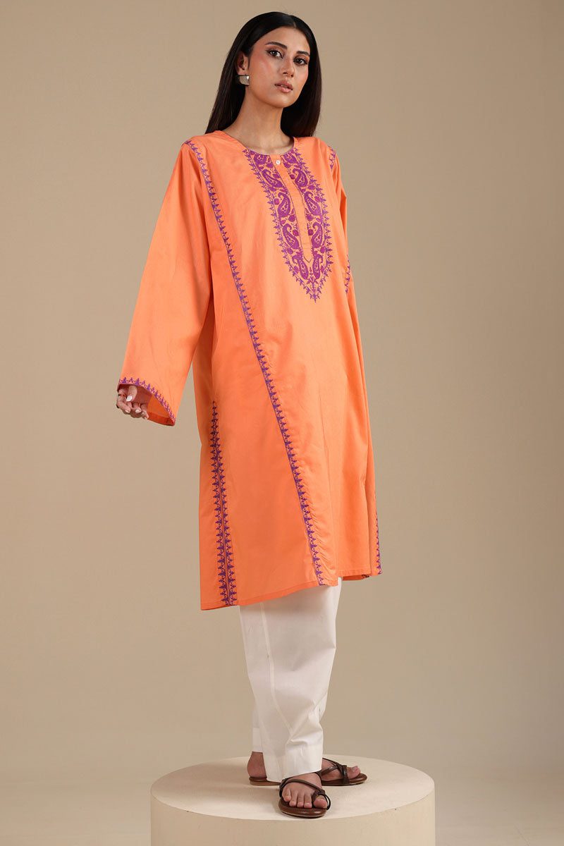 Generation ivory whisper kurti– s26b4207 burnt orange cover Generation Ivory Whisper Kurti– S26B4207 Burnt Orange Cover