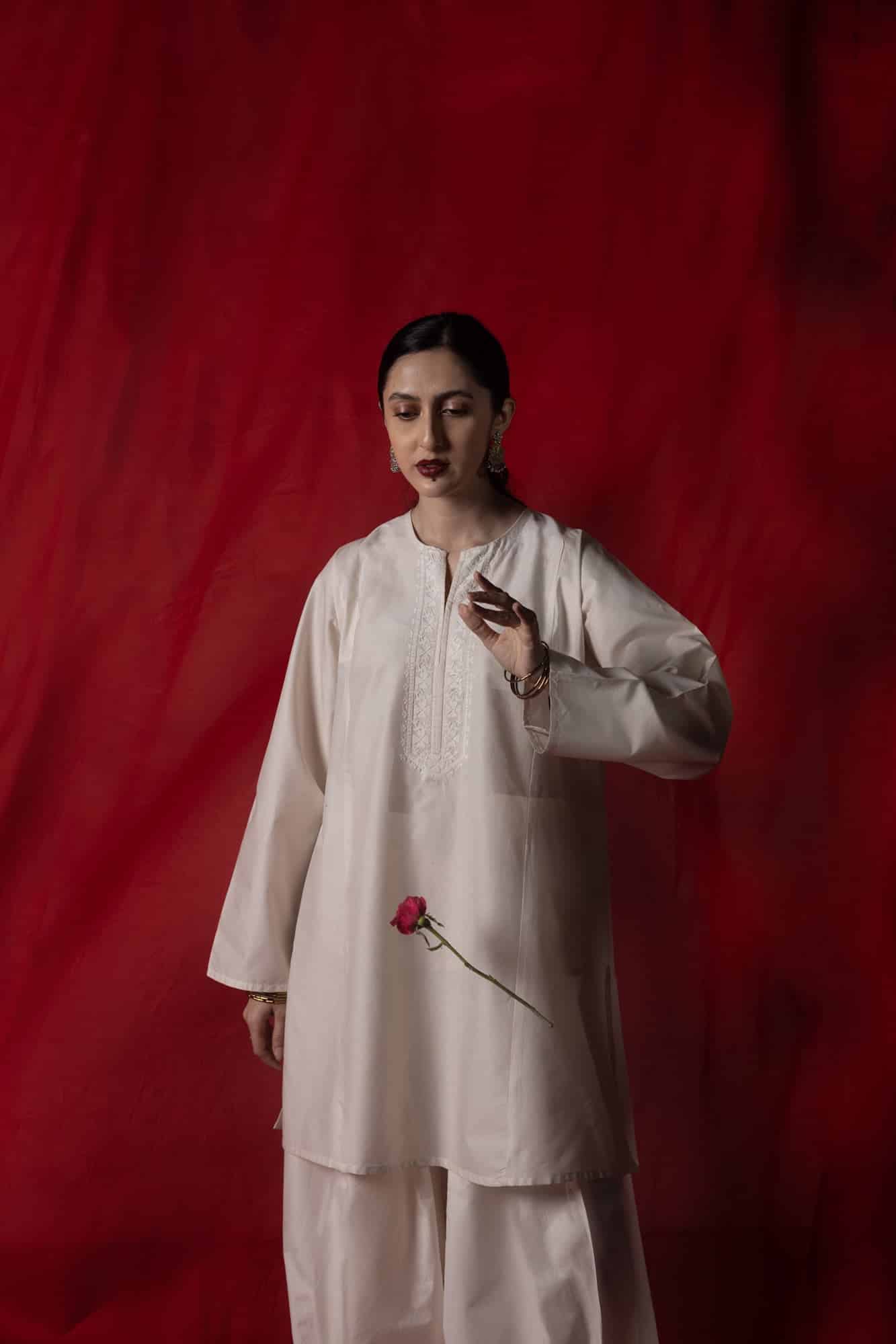Generation embroidered edit kurta Generation Embroidered Edit Kurta
