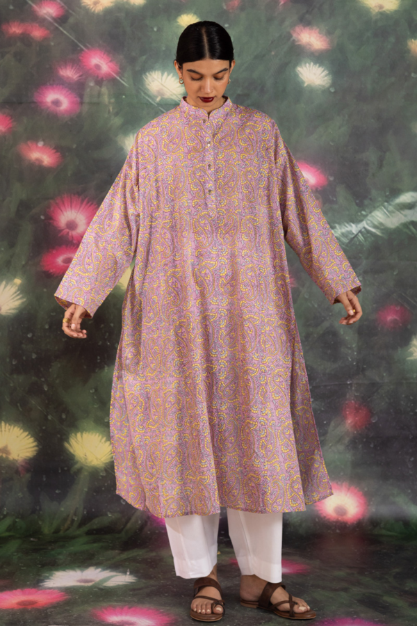 Generation Block-Printed Chambeli Kurta