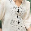 Generation ivory schiffli edit shirt Generation Ivory Schiffli Edit Shirt