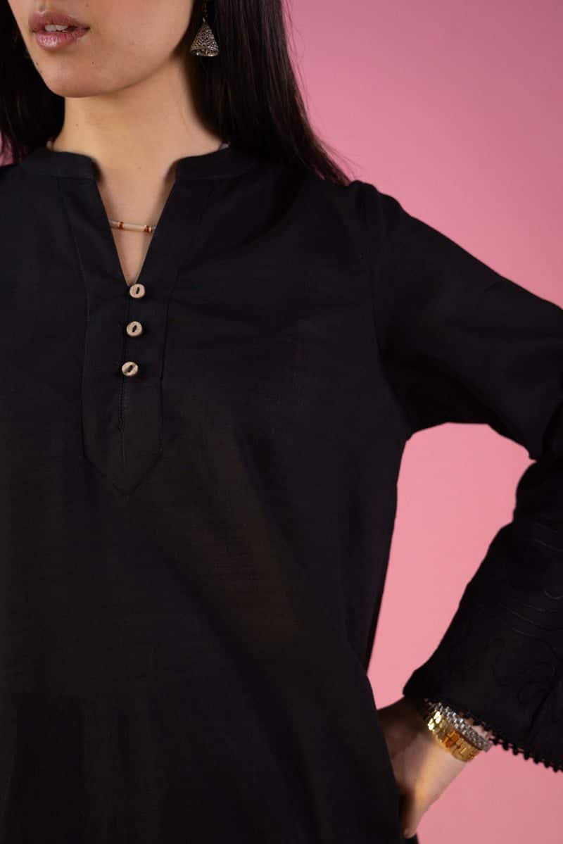 Generation midnight muse kurta– s26w8182 jetblack 1 Generation Midnight Muse Kurta– S26W8182 JetBlack 1