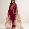Sapphire women's unstitched lawn embroidered red 3 piece suit – u3pests26v62 Sapphire Women's Unstitched Lawn Embroidered Red 3 Piece Suit – U3PESTS26V62