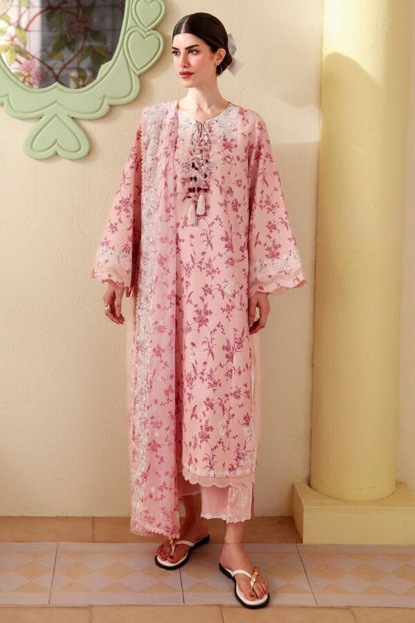 Cross Stitch DUSTY PINK -3PC EMBROIDERED LAWN SUIT Cross Stitch DUSTY PINK -3PC EMBROIDERED LAWN SUIT
