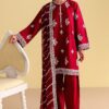 Cross stitch royal garnet-3pc embroidered lawn suit Cross Stitch ROYAL GARNET-3PC EMBROIDERED LAWN SUIT