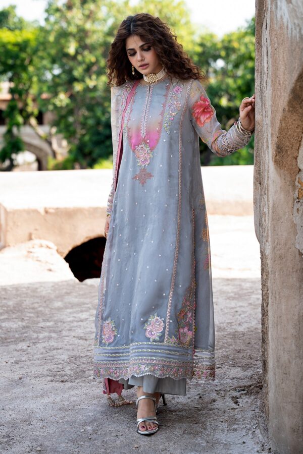 Charizma 3-PC Unstitched Embroidered Chiffon Collection VSLW6-03