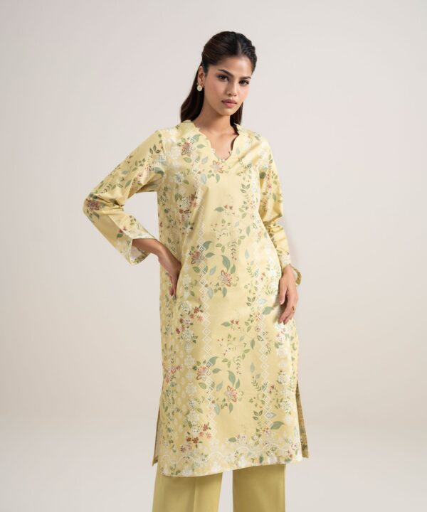 Sapphire Women's Unstitched Lawn Printed Light Yellow 2 Piece Suit – 0U1SDDS26V58