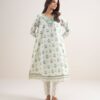Sapphire Women's Unstitched Lawn Embroidered Off White 2 Piece Suit – 2TEDYS26V785