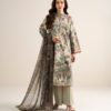 Sapphire women's unstitched cotton printed light beige 3 piece suit – 3pdys26v7108 Sapphire Women's Unstitched Cotton Printed Light Beige 3 Piece Suit – 3PDYS26V7108