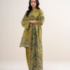 Sapphire women's unstitched cotton embroidered yellow 3 piece suit – 3pedys26v645 Sapphire Women's Unstitched Cotton Embroidered Yellow 3 Piece Suit – 3PEDYS26V645