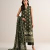 Sapphire Women's Unstitched Cotton Embroidered Green 3 Piece Suit – 3PEDYS26V648