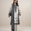 Sapphire women's unstitched lawn embroidered black and white 3 piece suit – 3pedys26v658 Sapphire Women's Unstitched Lawn Embroidered Black and White 3 Piece Suit – 3PEDYS26V658
