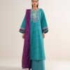 Sapphire women's unstitched cotton embroidered green 3 piece suit – 3pedys26v723 Sapphire Women's Unstitched Cotton Embroidered Green 3 Piece Suit – 3PEDYS26V723