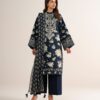 Sapphire Women's Unstitched Cotton Embroidered Blue – 3PEDYS26V726
