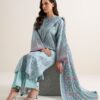 Sapphire Women's Unstitched Lawn Embroidered Blue – 3PEDYS26V761