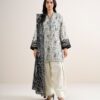 Sapphire Women's Unstitched Lawn Embroidered Off White – 3PEDYS26V769