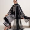 Sapphire women's unstitched khaddi net embroidered black – 3pelxs26v725 Sapphire Women's Unstitched Khaddi Net Embroidered Black – 3PELXS26V725