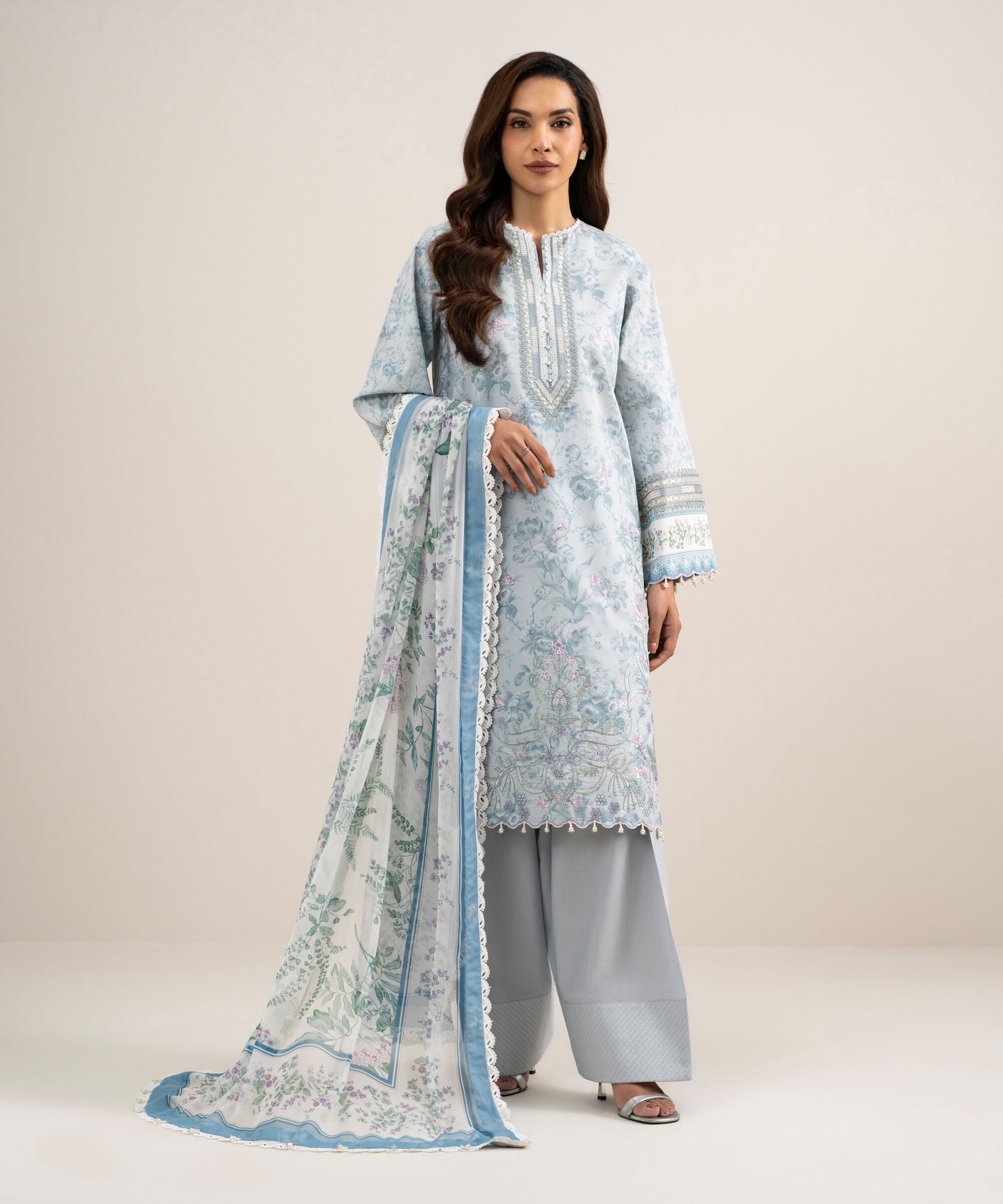 Sapphire women's unstitched lawn embroidered blue – 3pesgs26v797 Sapphire Women's Unstitched Lawn Embroidered Blue – 3PESGS26V797
