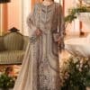Maria b 3 piece embroidered chiffon suit Maria B 3 Piece Embroidered Chiffon Suit