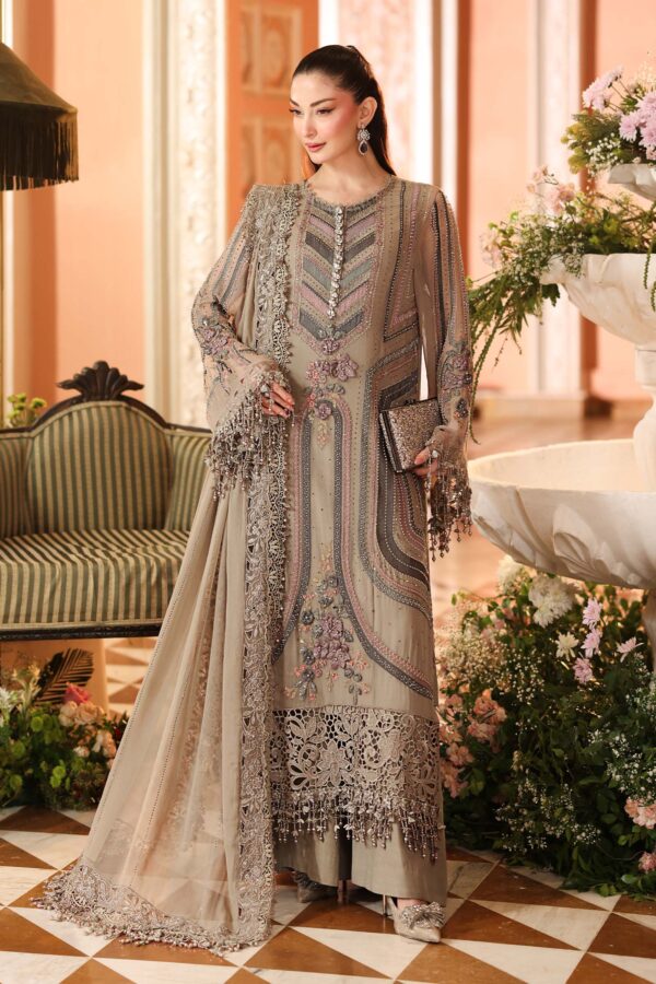 Maria B 3 Piece Embroidered Chiffon Suit Maria B 3 Piece Embroidered Chiffon Suit